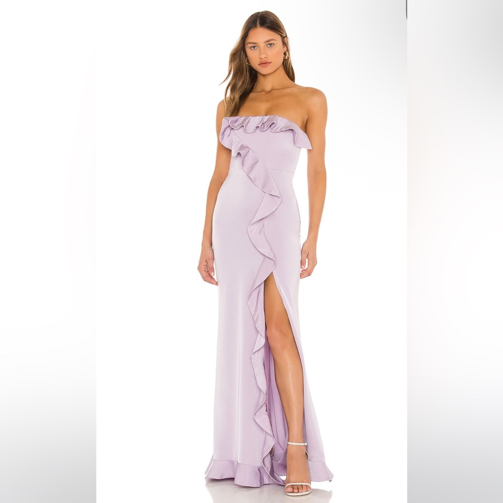 NBD Luna gown in lilac small